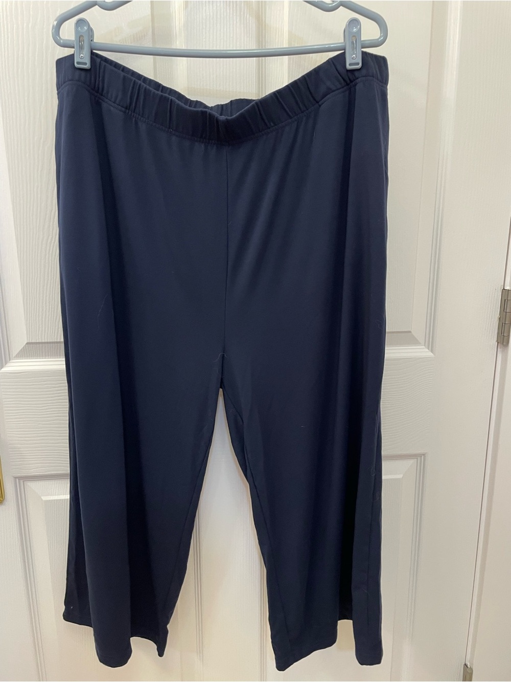 Cozy Earth Wide Leg Pull-On Pants in Navy - Women